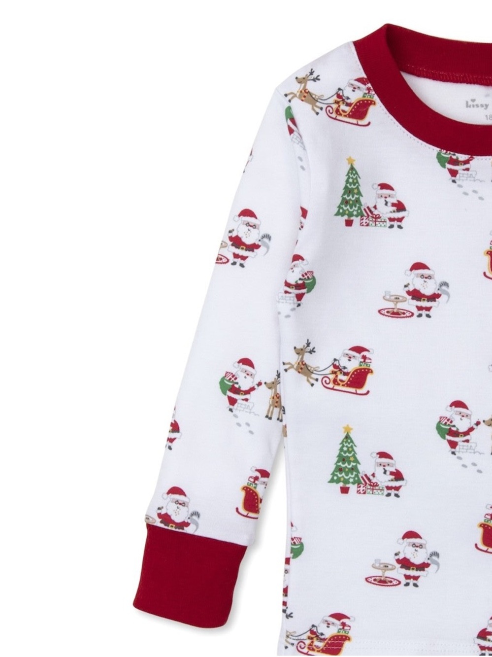 Kissy Kissy Red Christmas Magic Snug Fit Pajamas - Picture 2 of 3